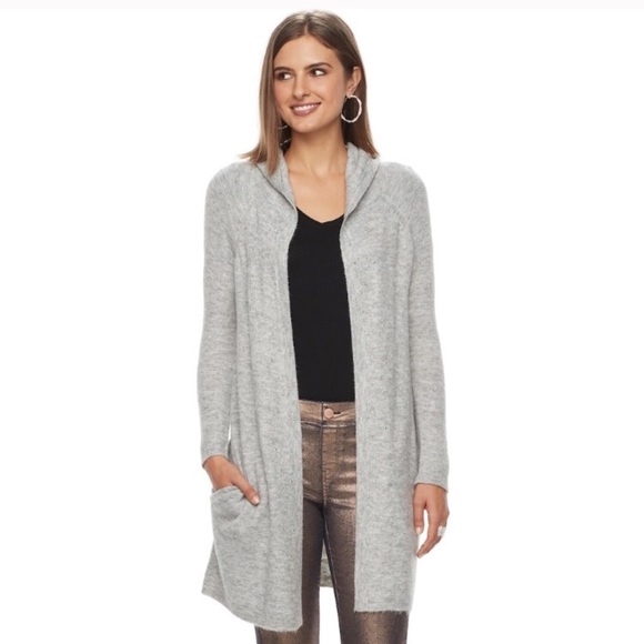 Juicy Couture Embellished Hooded Long Cardigan NWT - Picture 2 of 8